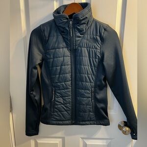 NWOT Women’s Teal North Face Fleece Lined Winter Jacket w/ Shell Layer. Size XS.